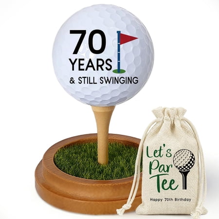 70th Birthday Gifts for Golfers 70 Years Old Golf Gifts for Grandpa Dad Men Friends Golf Birthday Gifts Desk Decor