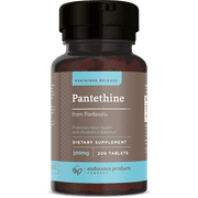Endurance Products Pantethine from Pantesin - 300mg Sustained Release for Optimal Absorption - 200 Tablets - Vitamin B5 Pantothenic Acid - Supports Lipid Metabolism & Cardiovascular Health*