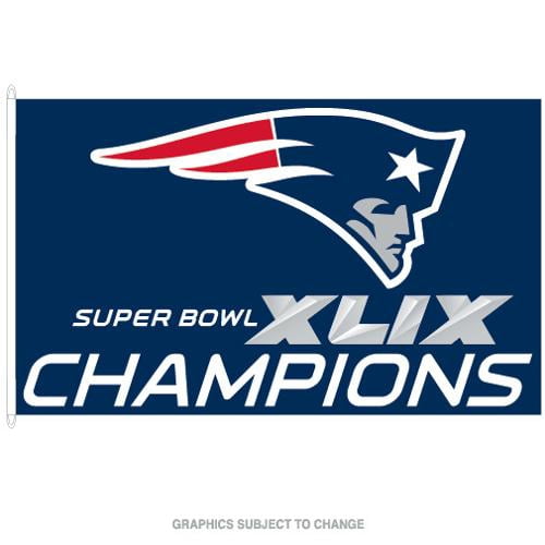 New England Patriots Super Bowl Champ Patriots 3x5 Flag Walmart Com Walmart Com