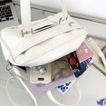 thumbnail image 3 of pitrice Premium Leather School Bag For Student Uniform Laptop Lightweight Japanese white, 3 of 6
