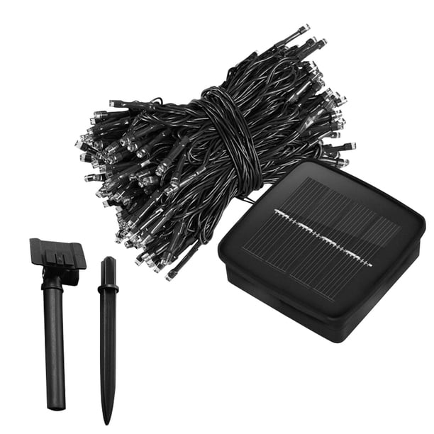 Cadena de luz LED con energía solar para jardín al aire libre, patio, patio, lámpara impermeable, 8 modos, luz colorida Advancent HA001164-01