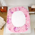 thumbnail image 4 of Manfei Animal Axolotl Fitted Sheet Full,Watercolor Amphibian Bed Set,3pcs,1 Fitted Sheet and 2 Pillowcases, 4 of 6