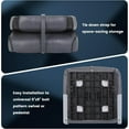 thumbnail image 3 of Ataucjin 2 Packs Boat Seats Low Back Stainless Steel Screws Included, Fold-Down Fishing Boat Seats Waterproof Captain Aluminum Hinges & Thick Soft Cushion, 3 of 7