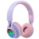 thumbnail image 1 of Riwbox WT-7S Kids Bluetooth Headphones Light Up, Foldable Stero Wireless Headset with Microphone and Volume Control for PC/Tablet/TV/Travel (Purple), 1 of 5