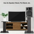 thumbnail image 6 of Wood Grain Speaker Stands 19.7" (50cm) Universal Speaker Stand Hollowed Stands Enhanced Audio Listening, 1 Pair, 6 of 6