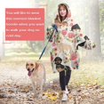 thumbnail image 4 of Dachshund and Flower Wearable Oversized Blanket,Wearable Blanket Hoodie for Adults,Cozy Hooded Blankets with Super Pockets,Super Warm Fuzzy Pullover for Women & Men, 4 of 6