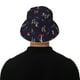 thumbnail image 5 of Fotbe Mushrooms3 Sombrero Tipo Pescador con Estampado – Sombrero de Sol de Algodón de Moda para Playa, Golf, Pesca, 5 of 6
