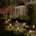 thumbnail image 6 of C Cattleya 12-Pack Black Solar LED Outdoor Path Lights for Driveway,Walkway,Landscape(3000K  Warm White), 6 of 7