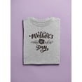 thumbnail image 3 of Mother's Day Flower Doodle Shaped T-Shirt Women -Image by Shutterstock, Female Small, 3 of 4