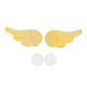 thumbnail image 1 of Accesorios de Casco de Motocicleta Decoración Alas Pequeñas para Cascos de Motocicleta Bicicleta Esquí Amarillo Iridiscente Pegatina 2 Juegos, 1 of 6