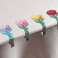 thumbnail image 7 of Heavy Duty Tablecloth Clips 4 Pack - Rose Shape Windproof Table Cloth Holder Clips for Outdoor Picnic Tables, Stainless Steel Clamps for Wedding Party Camping Home Decor, 7 of 7
