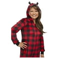 thumbnail image 4 of Jolly Jammies Buffalo Plaid Matching Family Christmas Union Suit Pajama Set, 4 of 9