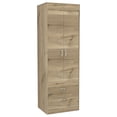 thumbnail image 4 of Tuhome Furniture Lisboa Armoire de Chambre en Bois d'Ingénierie, Chêne Clair/noir, 4 of 9