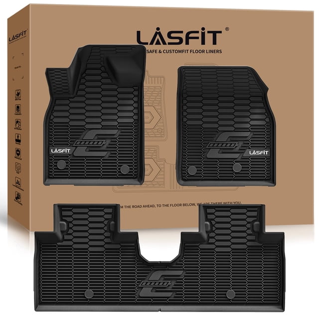 Alfombrillas LASFIT para Ford Mustang Mach-E 2021-2025 TPE negras