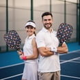 thumbnail image 6 of Pickleball Paddles Set,Pioneer Flower Floral Print Pattern Fiberglass Surface Pickleball Racket Set with 2 Indoor Outdoor Pickleball Balls and Pickleball Bag,Pickle-ball Equipment, 6 of 6