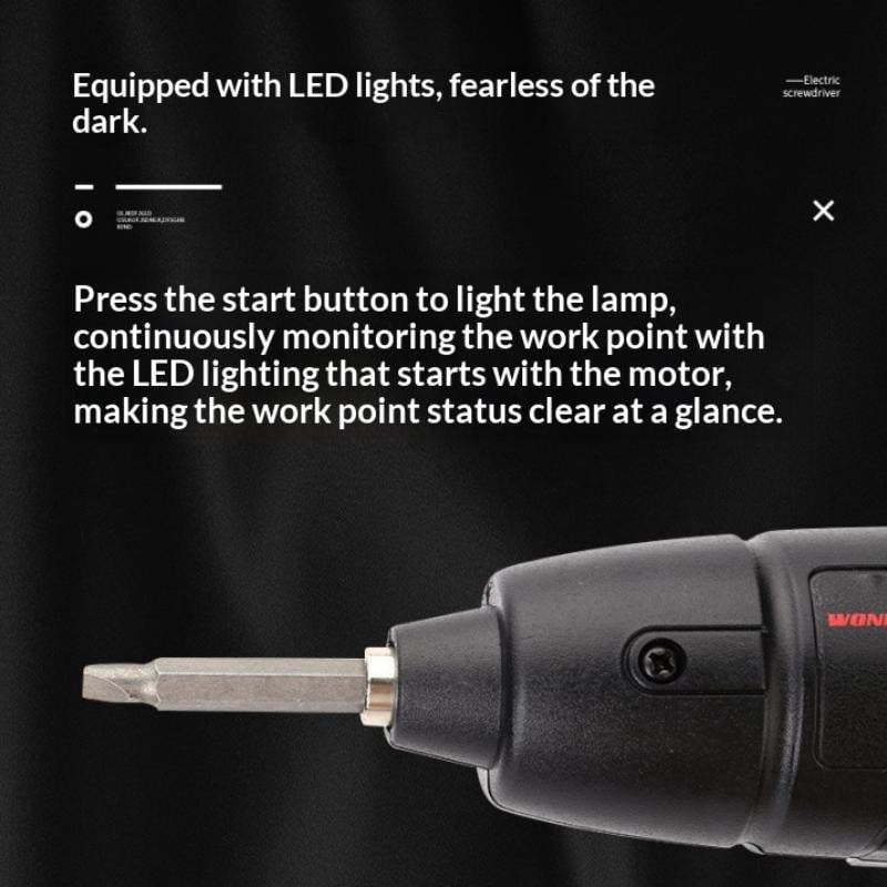 Electric Drill and Screwdriver Set 3.6V, Cordless Lithium Power Tool Kit for Household Maintenance and DIY