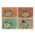 thumbnail image 1 of Number Cutting Board, Grunge Retro Wake up Alarm Clocks Old Fashioned Murky Poster Style Illustration, Decorative Tempered Glass Cutting and Serving Board, Large Size, Multicolor, by Ambesonne, 1 of 1