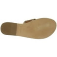 thumbnail image 4 of Kelsi Dagger Brooklyn Crown Flat Sandal Cinnamon Nude Slide Mule, 4 of 4