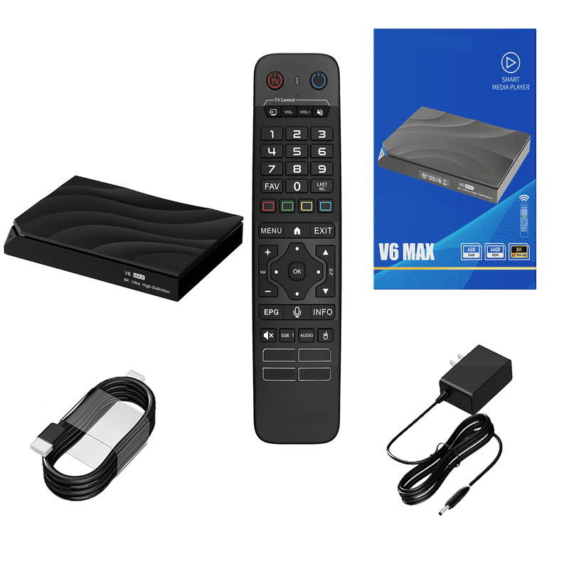 2026 V6MAX New Max 8K HD 64GB Voice Control for Home Assistant