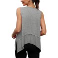 thumbnail image 6 of Sleeveless Shirts for Women Casual Crew Neck Tank Top 2024 Summer Basic Tanks Womens Clothes, 6 of 6