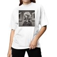 thumbnail image 2 of Poodle President Suit Photo Art Women's T-shirt, 2 of 3