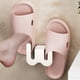 thumbnail image 5 of Estante de pared para pantuflas de baño | Organizador colgante para zapatos | Soporte para zapatos sin taladro para sandalias, chanclas y calzado, 5 of 6