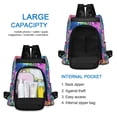thumbnail image 6 of FORMRS Women's Travel Backpack Purse Anti-Theft Hidden Pockets Casual Shoulder Bag, Colorful Starfish, 6 of 7
