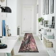 thumbnail image 3 of Wobogo Peony Crow Bedside Long Rug Delicate and Soft Modern Indoor Area Decor Non Slip Carpet for Bed Room Corridor Entrance Balcony, 3 of 8