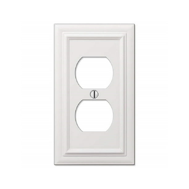 Continental Cast 1 Duplex Wallplate White Com - Elumina Wall Plate Aged Bronze Continental Cast 1 Duplex Wallplate White Com - Elumina Wall Plate Aged Bronze