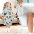 thumbnail image 6 of Beagle and Bone Blue Pattern Lamb Fleece Blanket Hoodies for Teens ,Teens Oversize Sherpa Wearable Hooded Blanket Sweatshirt with Super Pockets, 6 of 6