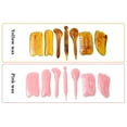 thumbnail image 2 of Maoww 7 Pcs/Set Gua Sha Planche de Massage en Résine Outil de Soin de la Peau Guasha Anti-Rides Soins de Santé Beauté, 2 of 9
