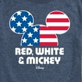 thumbnail image 3 of Disney - Americana - Red White And Mickey - Adult Short Sleeve Graphic T-Shirt, 3 of 5