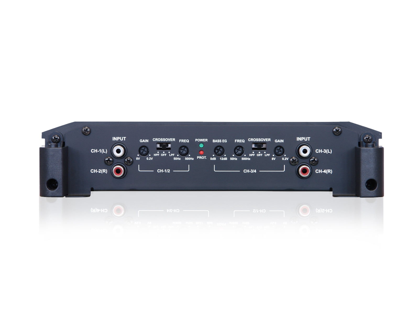 Alpine BBX-F1200 600 Watt Max 4 Channel Bass EQ Class A/B Car Audio Amplifier