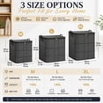 thumbnail image 6 of Dust-Proof Comforter and Bedding Organizer, Foldable Large Capacity Storage Bags with Reinforced Handles & Sturdy Zipper, for Blankets Pillows Quilts Seasonal Clothes Closet Under Bed Storage(#M), 6 of 7