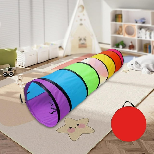Túnel De Juegos Para Niños, Casa De Juegos Portátil Y Colorida, Ideal Como Regalo Para Niños Y Niñas.