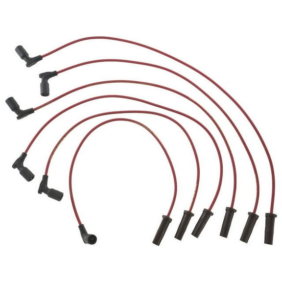 Spark Plug Wire Set - Compatible with 2007 - 2013 GMC Sierra 1500 WT 4.3L V6 2008 2009 2010 2011 2012