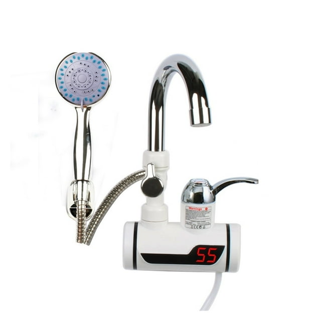 Temperature Display Instant Hot Water,Heater Faucet Kitchen Instantaneous Tankless Electric Cold Heating Tap Shower,instant Hot Water Faucet ,Built To Last