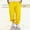 Yellow, variant on Lilgiuy Men's Lightweight Cargo Sweatpants Casual Solid Color Cozy Baggy Sweat Pants Loose Fit Lounge Pants with Pockets Outwear