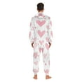 thumbnail image 4 of FORMRS Onesies Pajama for Adults Unisex Hoodie Winter Jumpsuit One Piece Sleepwear, Sizes S-2XL, Hand Drawn Hearts, 4 of 7