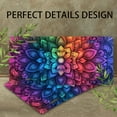 thumbnail image 4 of Colorful Mandala Funny Personalized License Plate Rust-proof Stainless Steel Metal License Plate Suitable For Men And Women 12.2" x 6.2", 4 of 7
