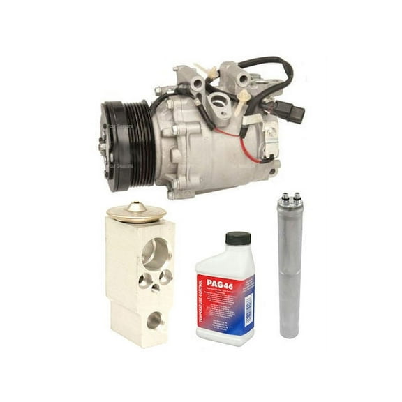 A/C Compressor Kit - Compatible with 2006 - 2011 Honda Civic 4-Door 1.8L 4-Cylinder 2007 2008 2009 2010