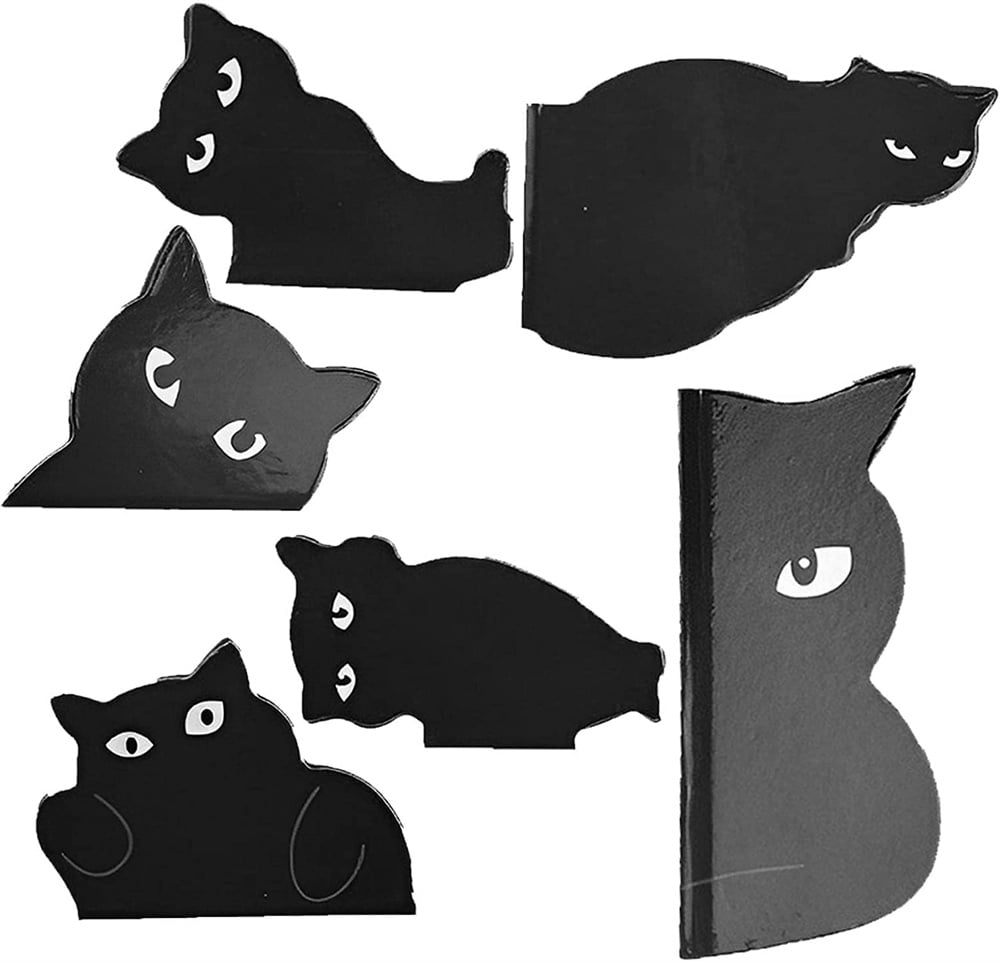 NOGIS 6 Pcs Bookmarks Cute Cats Page Markers Page Clips Bookmarks