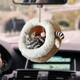 thumbnail image 2 of Adorno Colgante Para Coche Con Forma De Gato Decoración Para El Espejo Retrovisor Divertida Decoración Con Forma De Avión, 2 of 4