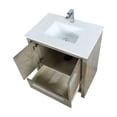 thumbnail image 3 of Lafarre 30 in W Rustic Acacia Bath Vanity, Cultured Marble Top and Chrome Faucet Set, 3 of 6