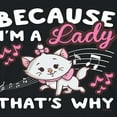 thumbnail image 3 of Disney - The Aristocats - Because I'm A Lady - Juniors Cropped Cotton Blend T-Shirt, 3 of 5