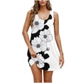 thumbnail image 2 of Rciityk Summer Dresses for Women Beach Boho Sundress Floral Printed Sleeveless Mini Dresses Casual Loose Tank Dress with Pockets, 2 of 6