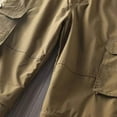 thumbnail image 6 of Cargo Pants for Men 2025 Outdoor Quick Dry Straight Leg Convertible Zip Off Combat Pants with Pockets Mens Trousers, 6 of 8