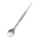 thumbnail image 2 of Cuchara-pinza 2 en 1, cuchara para servir, pinzas, utensilio de comedor ligero de acero inoxidable, cuchara sopera para restaurantes y celebraciones. Plata, 2 of 8