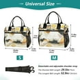 thumbnail image 2 of Ckdifva Lazy Cat Cooler Bag Cooler Cooling Tote Lunch Bag Lunch Box Front Pocket with Shoulder Strap, 2 of 6