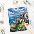 thumbnail image 5 of JYLMOOD DIY Paint by Number for Adults, Easy Painting by Numbers for Gift Home Wall Decor 16x20in without Frame, Colored Canvas - House Seaside, 5 of 6